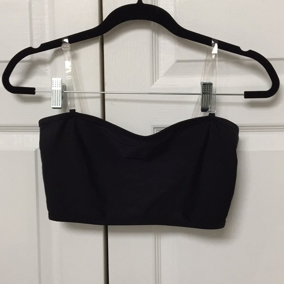 Natalie Dancewear Other - black spandex clear strap bra unlined Natalie Dancewear Other - black spandex clear strap bra unlined